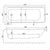 Carron Profile Double Ended Carronite Bath - Unbeatable Bathrooms
