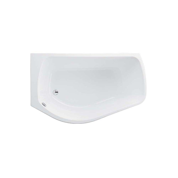 Carron Profile 1500 x 900mm Carronite Shower Bath - White - Unbeatable Bathrooms