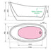 Charlotte Edwards Proteus 1550 x 780mm Slim-Edged Freestanding Bath - Unbeatable Bathrooms