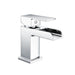 RAK Art Waterfall Flat Mono Basin Mixer Tap - Chrome - Unbeatable Bathrooms
