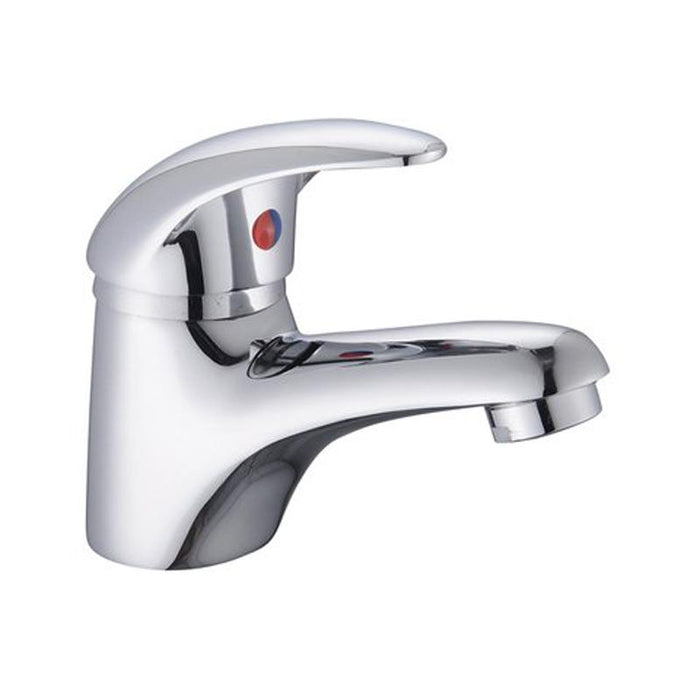 RAK Basic Small Mono Basin Mixer Tap - Chrome - Unbeatable Bathrooms