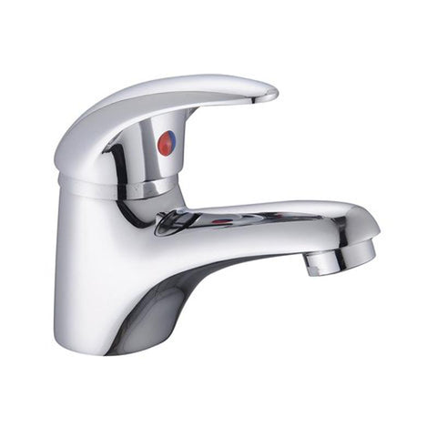 RAK Basic Small Mono Basin Mixer Tap - Chrome - Unbeatable Bathrooms
