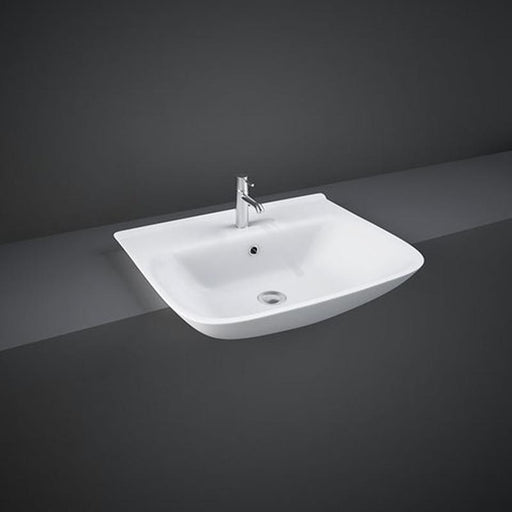 RAK Origin 520mm 1TH Semi Recessed Basin - Unbeatable Bathrooms