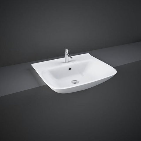 RAK Origin 520mm 1TH Semi Recessed Basin - Unbeatable Bathrooms