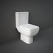 RAK Series 600 Open-Back Close Coupled Toilet (No Seat) - Unbeatable Bathrooms