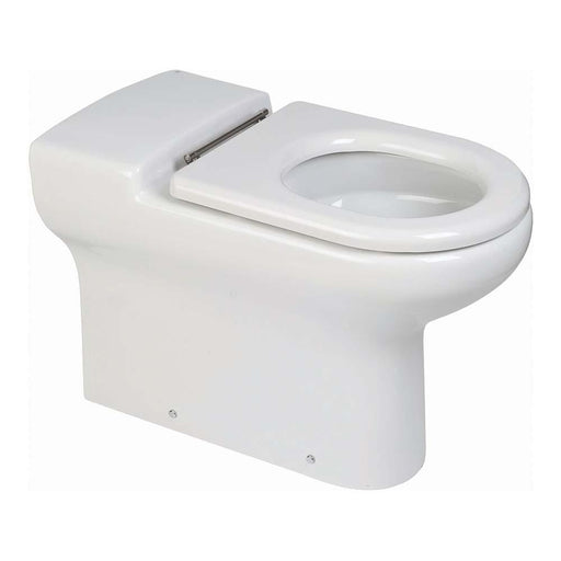 RAK Compact Special Needs 75cm Extended Rimless Back To Wall WC Pan without Seat - Unbeatable Bathrooms