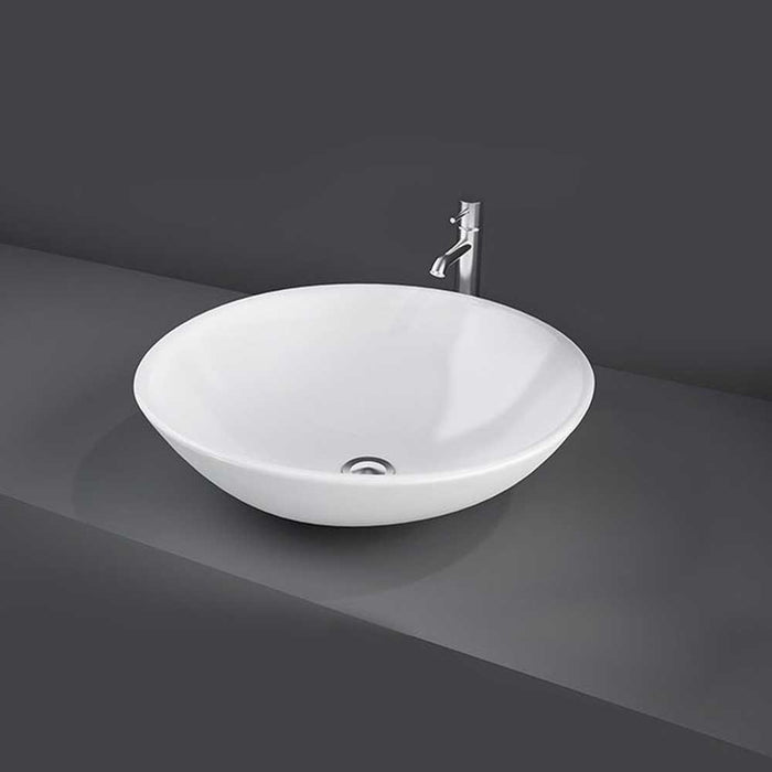 RAK Diana 420/450mm 0TH Wide Countertop Basin - Unbeatable Bathrooms