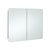 RAK Duo Mirrored Bathroom Cabinet 60cm x 80cm Stainless Steel - Unbeatable Bathrooms