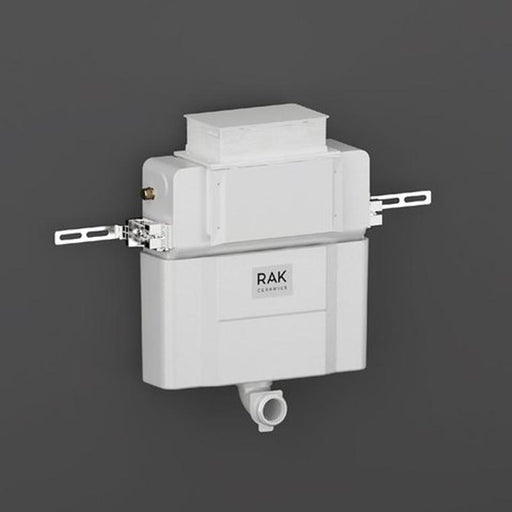 RAK Ecofix Top/Front Access Concealed Toilet Cistern - White - Unbeatable Bathrooms