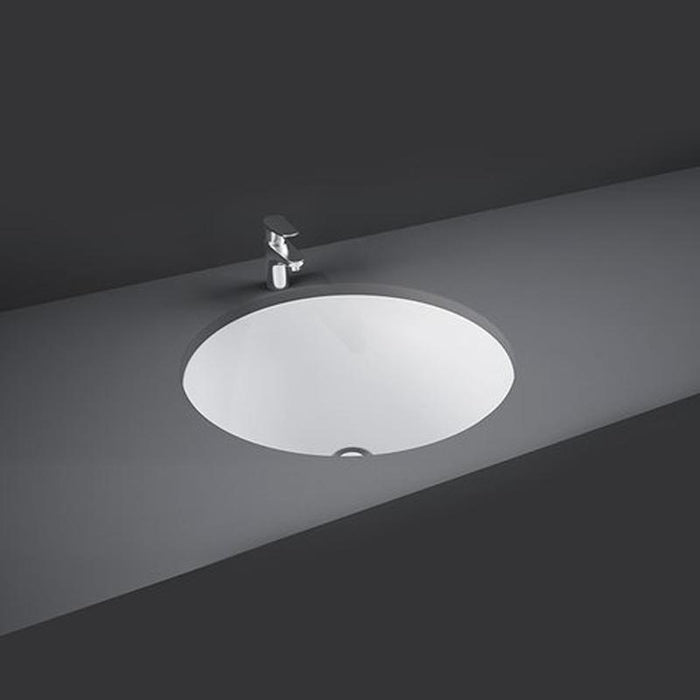 RAK Emma 400mm 0TH Round Counter Inset Basin - Unbeatable Bathrooms