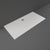 RAK Feeling Rectangular Shower Tray & Waste - White - Unbeatable Bathrooms