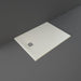RAK Feeling Rectangular Shower Tray & Waste - Greige - Unbeatable Bathrooms