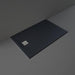 RAK Feeling Rectangular Shower Tray & Waste - Black - Unbeatable Bathrooms
