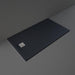 RAK Feeling Rectangular Shower Tray & Waste - Black - Unbeatable Bathrooms