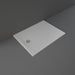 RAK Feeling Rectangular Shower Tray & Waste - Grey - Unbeatable Bathrooms