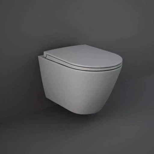 RAK Feeling Soft Close Toilet Seat - Matt Grey - Unbeatable Bathrooms