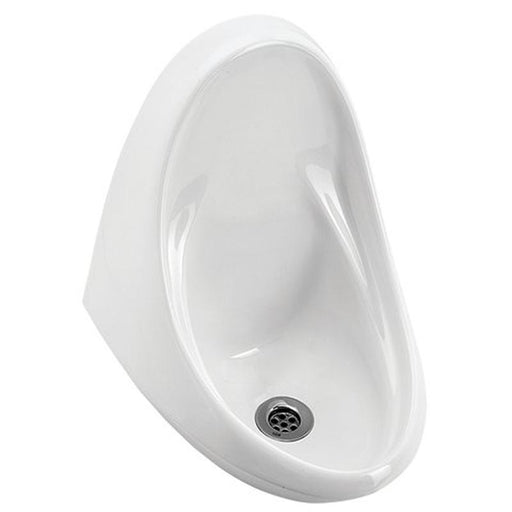 RAK Jazira Wall Hung Urinal, 35.5cm Wide in White - Unbeatable Bathrooms