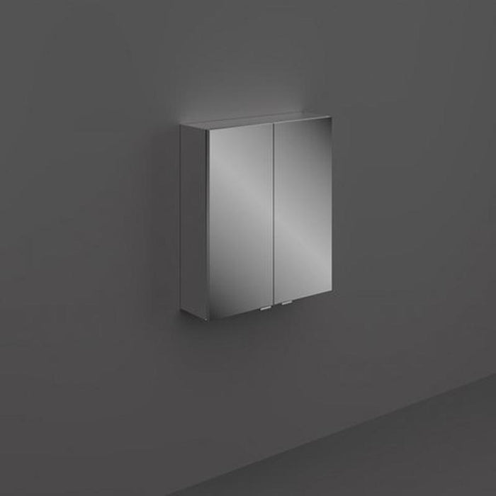RAK Joy 2 Doors Wall Hung Mirror Cabinet - 60 / 80cm - Unbeatable Bathrooms