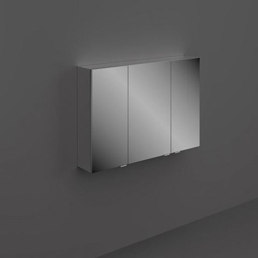 RAK Joy 3 Doors 100cm Wall Hung Mirror Cabinet - Unbeatable Bathrooms