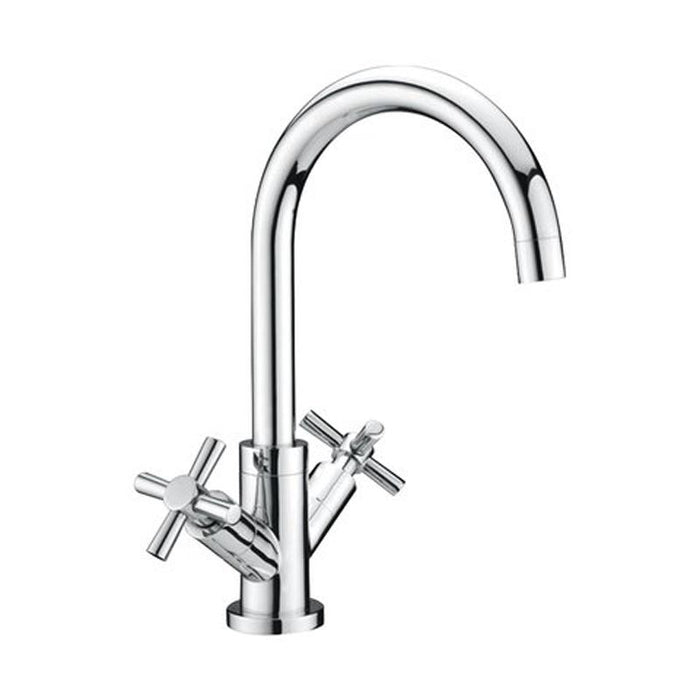 RAK Kitchen Sink Mixer Tap Cross Head - Chrome - Unbeatable Bathrooms