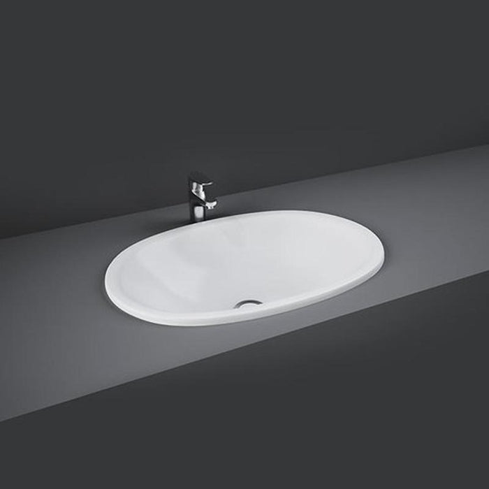 RAK Lily 460mm 0TH Counter Inset Basin - Unbeatable Bathrooms