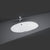 RAK Lily 460mm 0TH Counter Inset Basin - Unbeatable Bathrooms