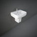 RAK Metropolitan 42/52cm Square Pedestal Basin - 1 & 2TH - Unbeatable Bathrooms