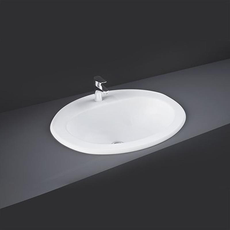 RAK Mira 560mm Counter Inset Basin - 1 & 2TH