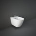 Rak Resort Wall Hung Bidet with Hidden Fixations 52cm Projection - White - Unbeatable Bathrooms