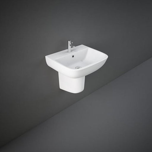 RAK Series 600 52cm Pedestal Basin - 0, 1 & 2TH - Unbeatable Bathrooms