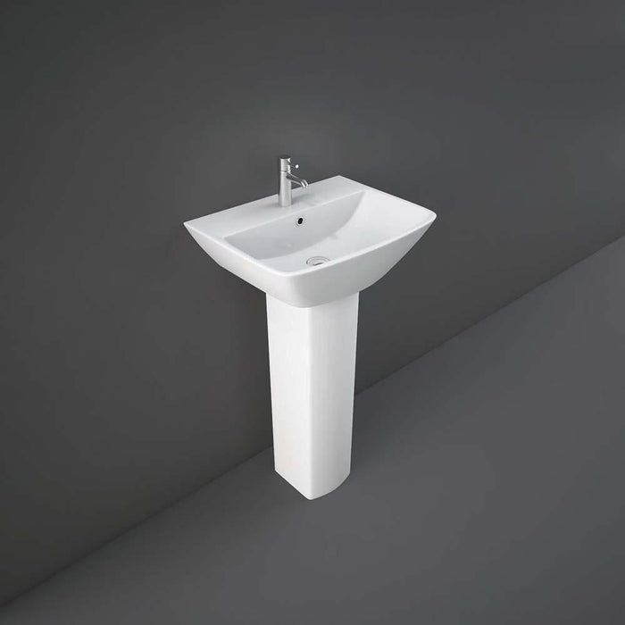 RAK Summit 50/60cm Pedestal Basin - 1TH - Unbeatable Bathrooms