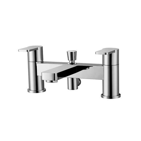 RAK Tonique Bath Shower Mixer with Shower Head and Holder - Chrome - Unbeatable Bathrooms