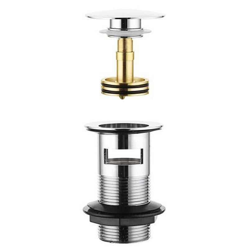 RAK Deluxe Easy Clean Click Clack Waste Slotted - Chrome | Unbeatable ...