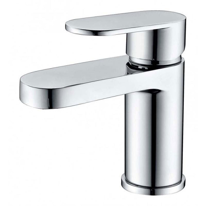 RAK Compact Eco Round Mono Basin Mixer with Clicker Waste - Unbeatable Bathrooms