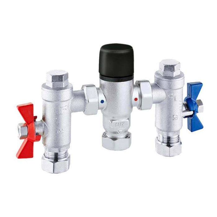 RAK Compact Commercial Thermostatic Mixing Valves - Unbeatable Bathrooms