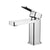 RAK Compact Eco Square Mono Basin Mixer with Clicker waste - Unbeatable Bathrooms