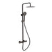 RAK Compact Round Exposed Thermostatic Shower Column with Fixed head and Shower Kit - Unbeatable Bathrooms