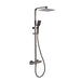 RAK Compact Square Exposed Thermostatic Shower Column with Fixed Head and Shower Kit - Unbeatable Bathrooms