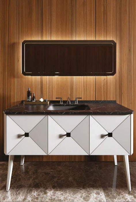 Saneux Regency Double Layered Bevelled LED Mirror - Unbeatable Bathrooms