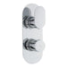 Hudson Reed Twin Thermostatic Shower Valve - Unbeatable Bathrooms