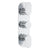 Hudson Reed Triple Thermostatic Shower Valve - Unbeatable Bathrooms