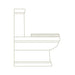 Burlington Riviera Close Coupled Toilet (Closed Back) - Unbeatable Bathrooms