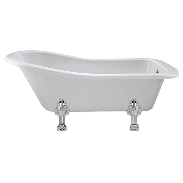 Hudson Reed Brockley 15/1700mm Freestanding Slipper Bath - Unbeatable Bathrooms