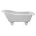 Hudson Reed Brockley 15/1700mm Freestanding Slipper Bath - Unbeatable Bathrooms