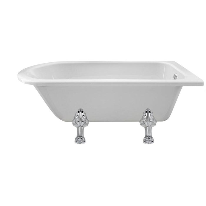 Hudson Reed Winterburn 15/1700mm Freestanding Shower Bath with Leg Sets - Unbeatable Bathrooms