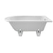 Hudson Reed Winterburn 15/1700mm Freestanding Shower Bath with Leg Sets - Unbeatable Bathrooms