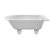 Hudson Reed Winterburn 15/1700mm Freestanding Shower Bath with Leg Sets - Unbeatable Bathrooms