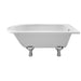 Hudson Reed Winterburn 15/1700mm Freestanding Shower Bath with Leg Sets - Unbeatable Bathrooms