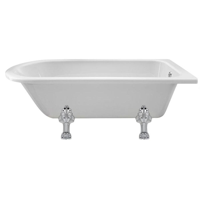 Hudson Reed Winterburn 15/1700mm Freestanding Shower Bath with Leg Sets - Unbeatable Bathrooms