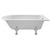 Hudson Reed Winterburn 15/1700mm Freestanding Shower Bath with Leg Sets - Unbeatable Bathrooms
